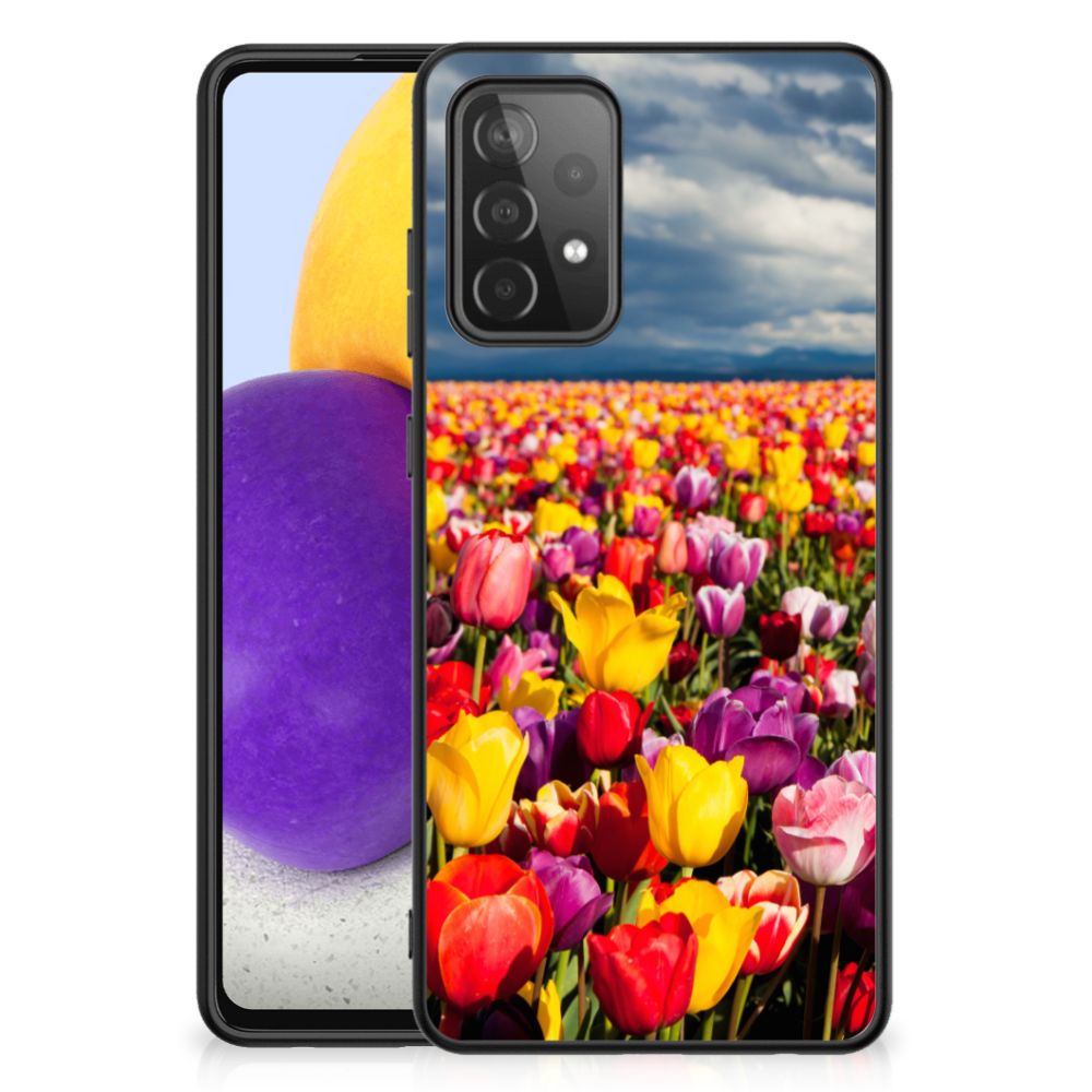 Samsung Galaxy A72 (5G/4G) Bloemen Hoesje Tulpen
