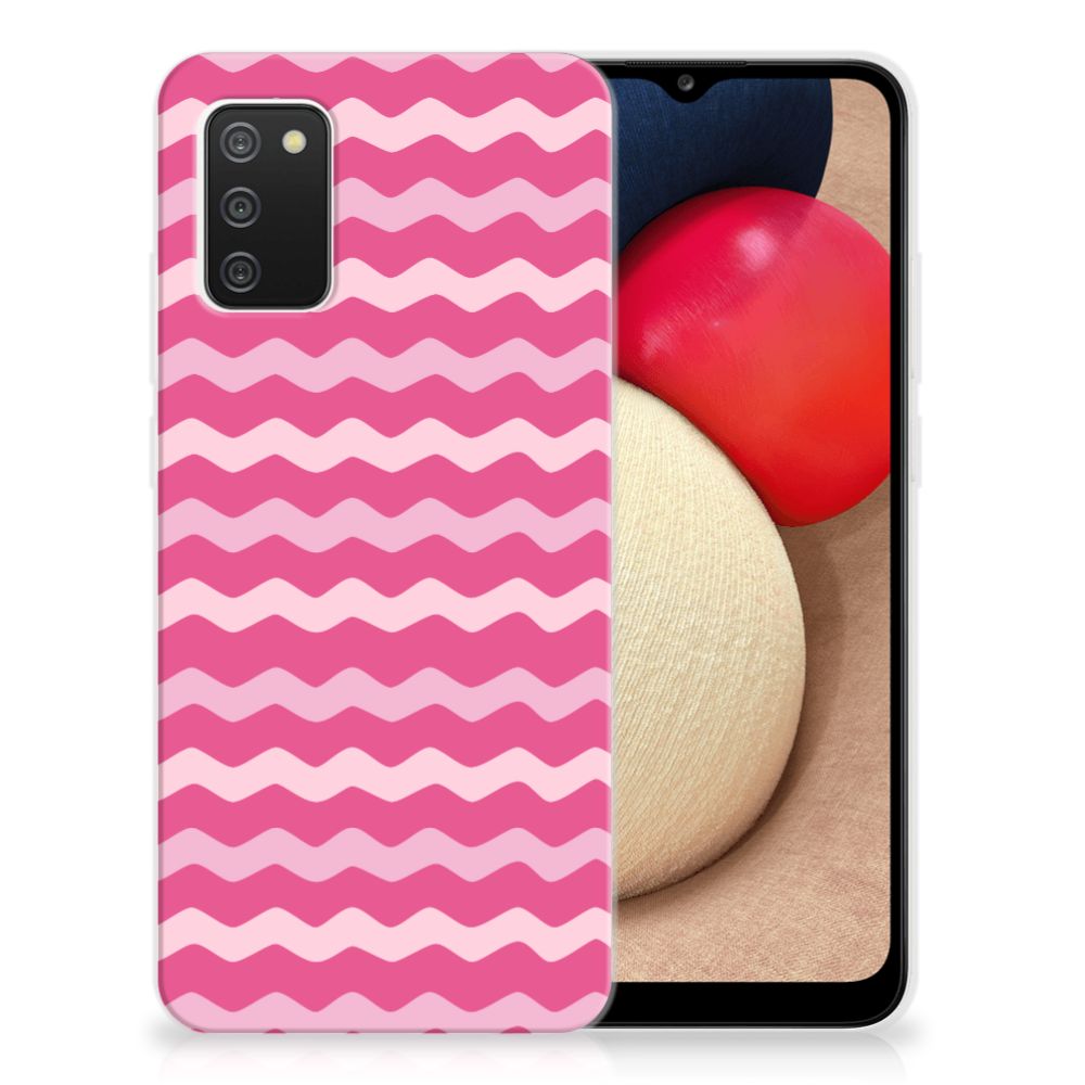 Samsung Galaxy A02s TPU bumper Waves Pink B2C Telecom