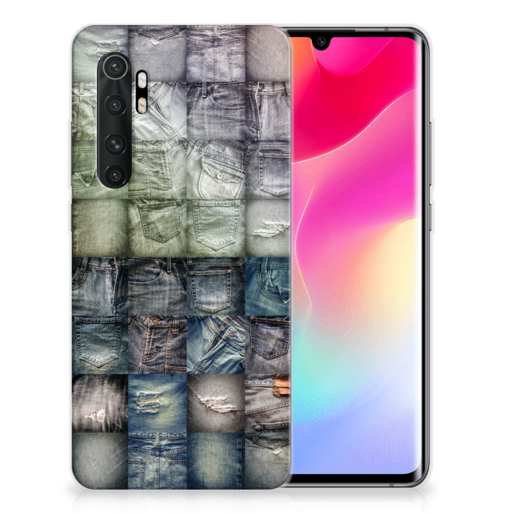 Silicone Back Cover Xiaomi Mi Note 10 Lite Spijkerbroeken B2C Telecom