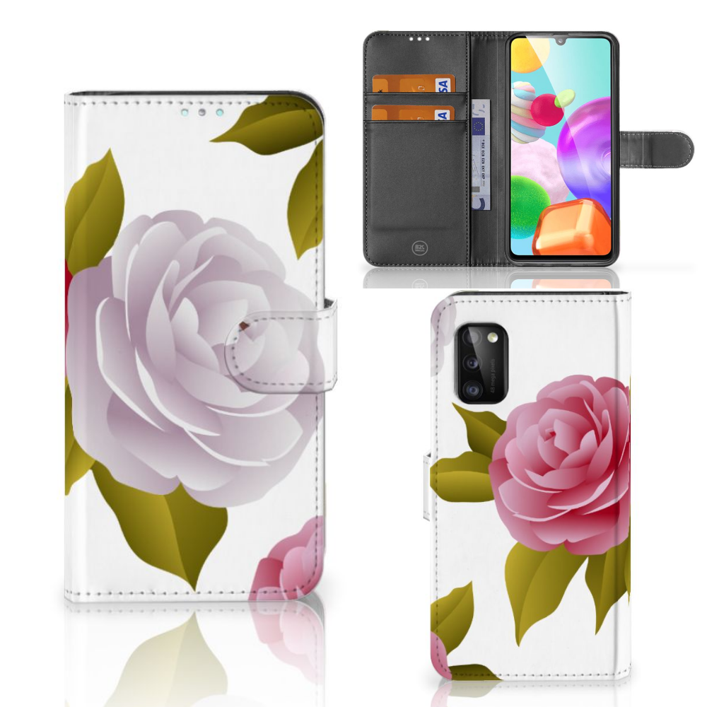 Samsung Galaxy A41 Hoesje Roses