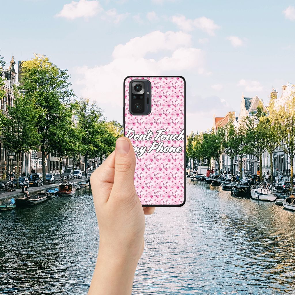 Xiaomi Redmi Note 10 Pro Telefoon Hoesje Flowers Pink DTMP B2C Telecom