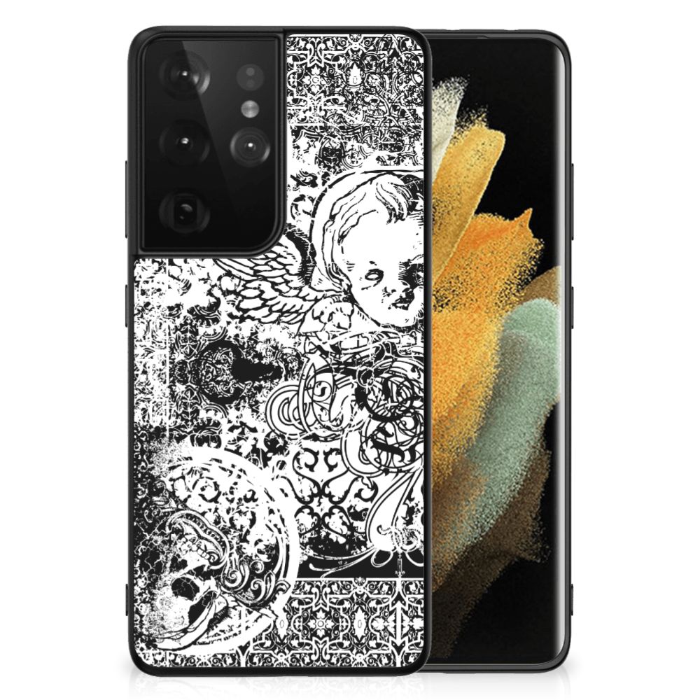 Telefoonhoesje Samsung Galaxy S21 Ultra Skulls Angel B2C Telecom