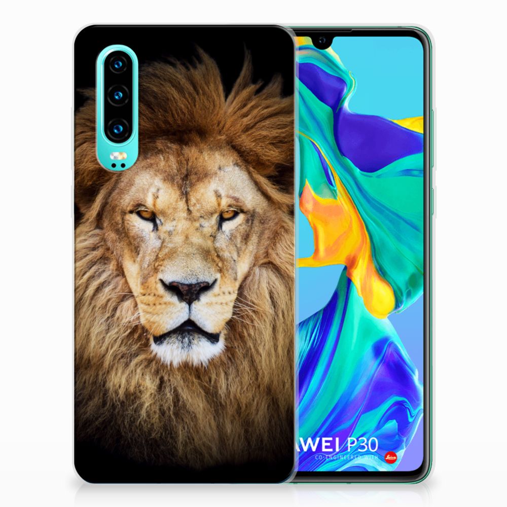 Huawei P30 TPU Hoesje Leeuw