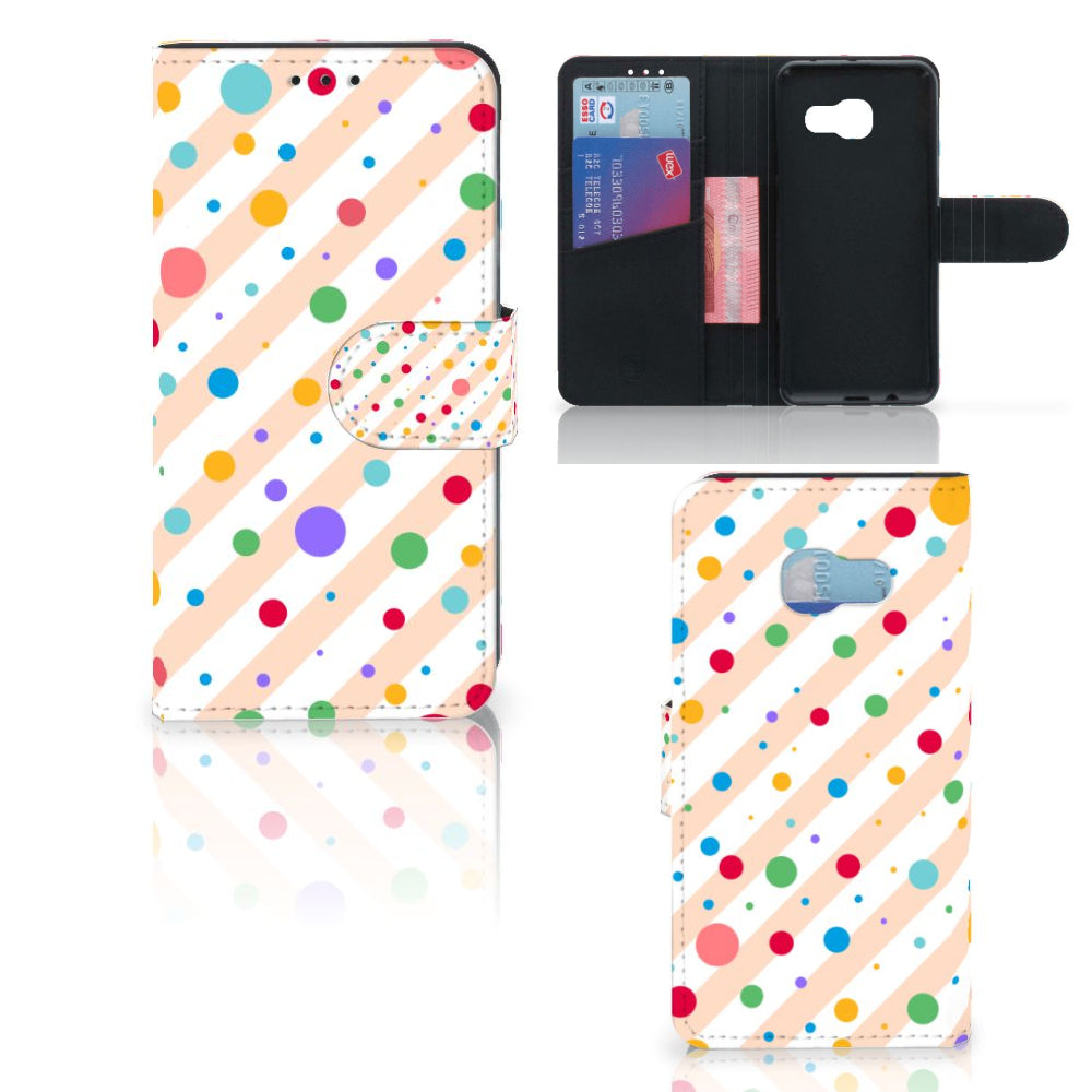 Samsung Galaxy A3 2017 Telefoon Hoesje Dots