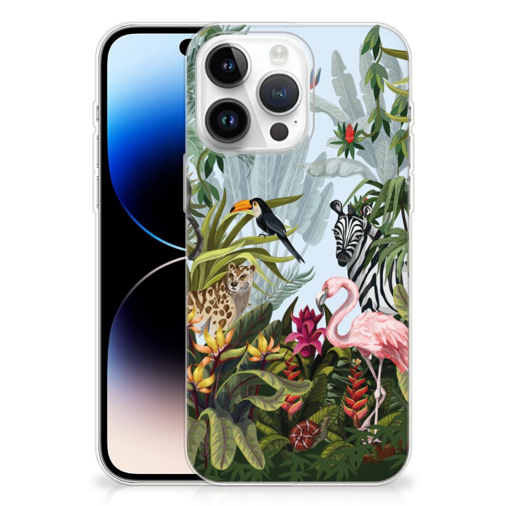 TPU Hoesje voor iPhone 14 Pro Max Jungle