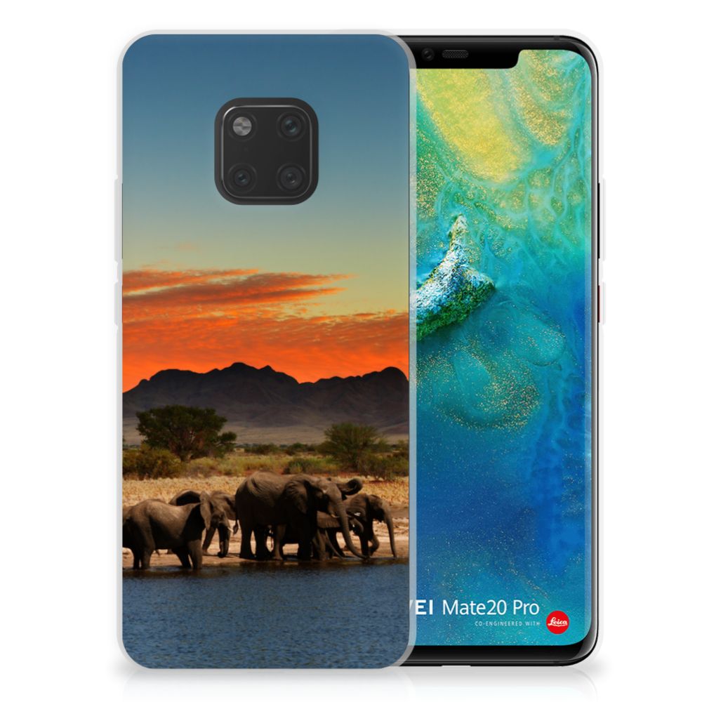 Huawei Mate 20 Pro TPU Hoesje Olifanten