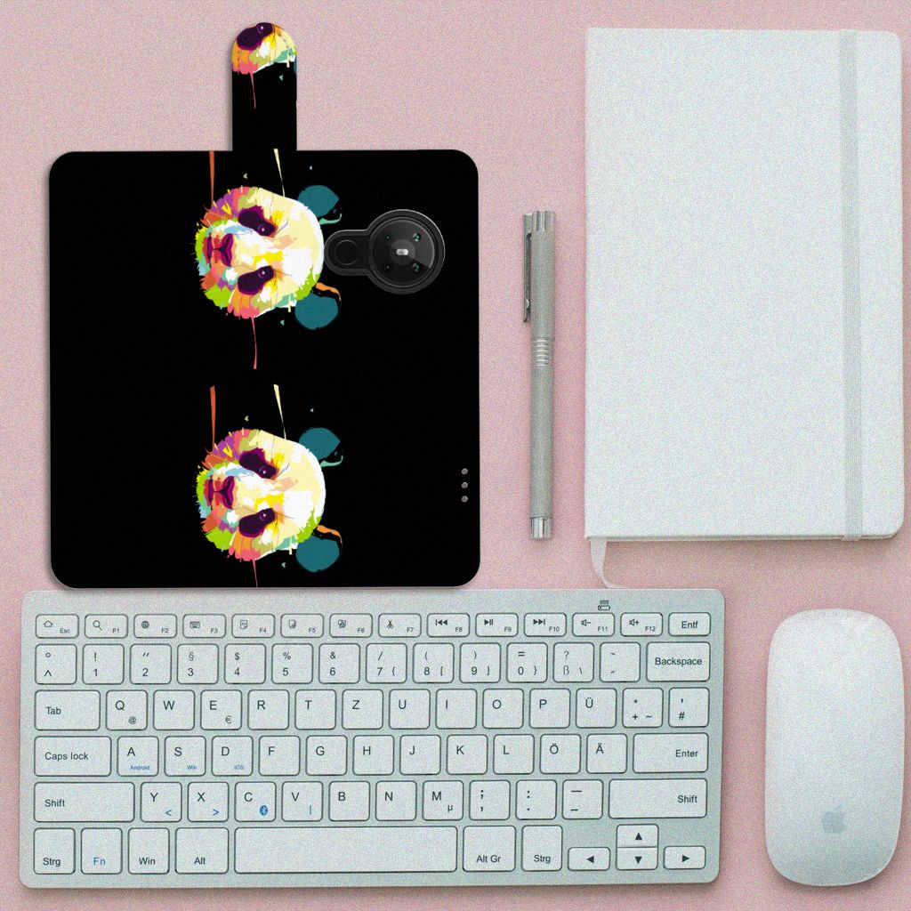 Nokia 5.3 Leuk Hoesje Panda Color