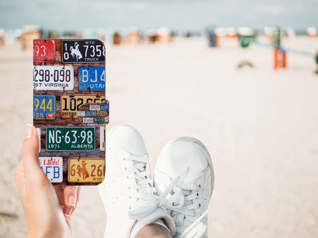 Samsung Galaxy A03s Telefoonhoesje met foto Kentekenplaten