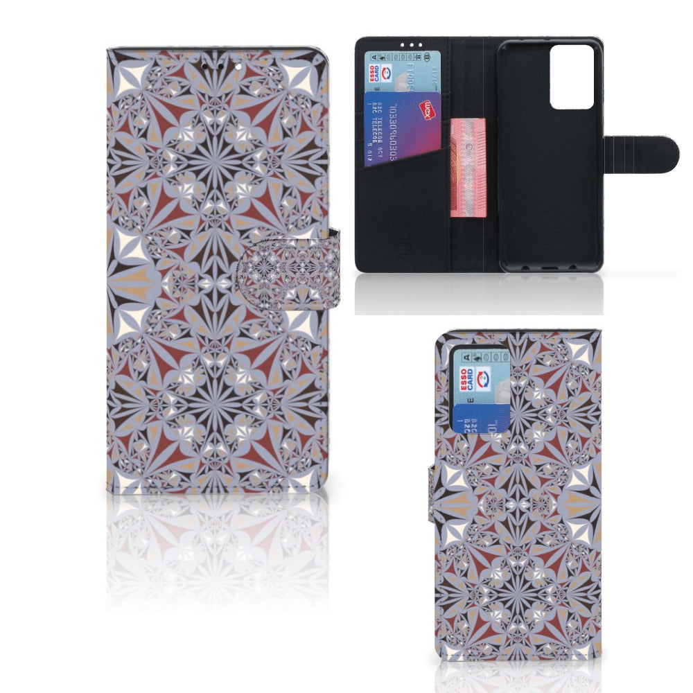 Xiaomi Redmi Note 10 Pro Bookcase Flower Tiles