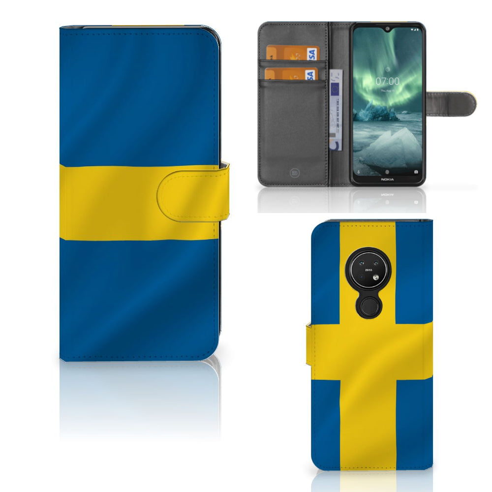 Nokia 7.2 | Nokia 6.2 Bookstyle Case Zweden