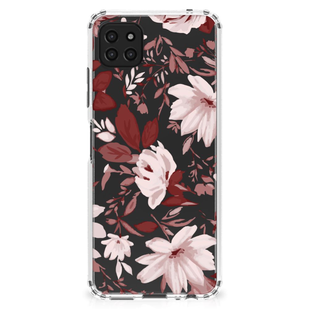 Back Cover Samsung Galaxy A22 5G Watercolor Flowers B2C Telecom