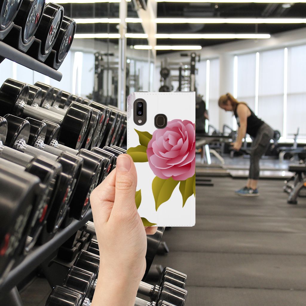 Samsung Galaxy A30 Smart Cover Roses
