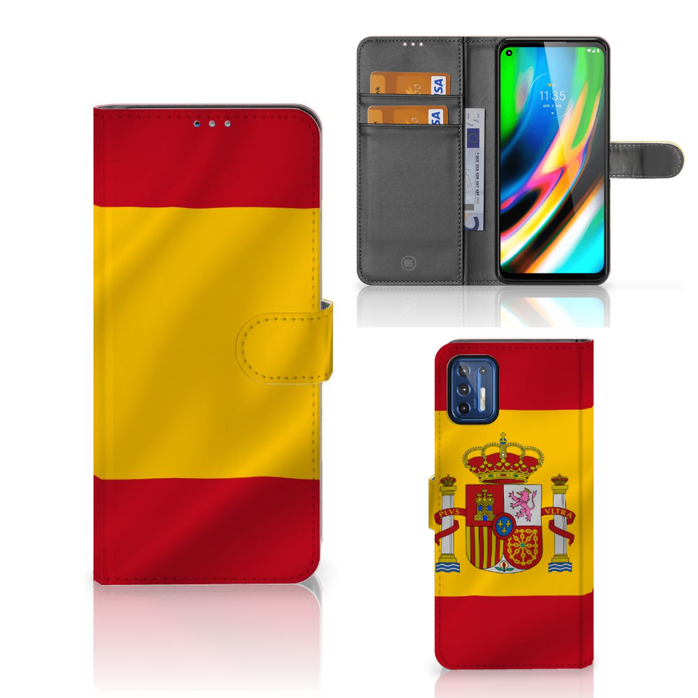 Motorola Moto G9 Plus Bookstyle Case Spanje