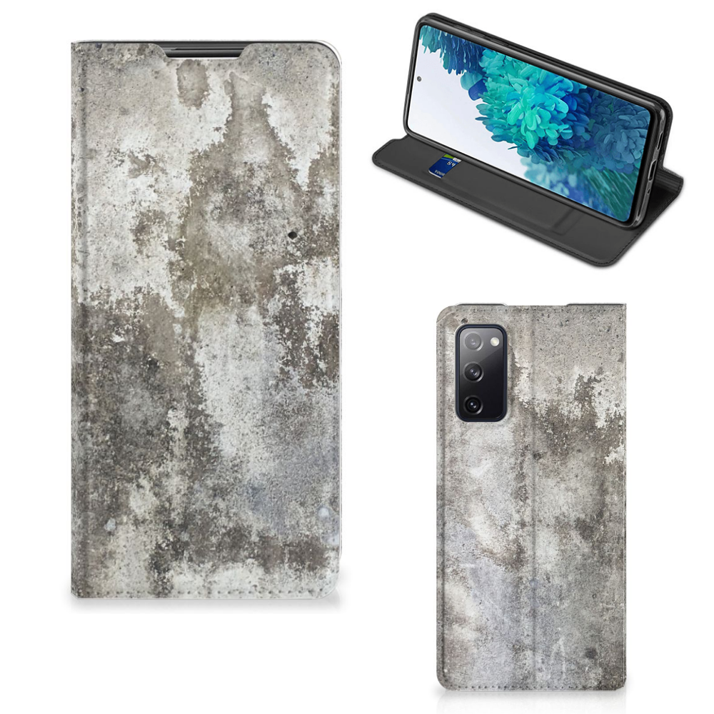 Samsung Galaxy S20 FE Standcase Beton Print - B2C Telecom