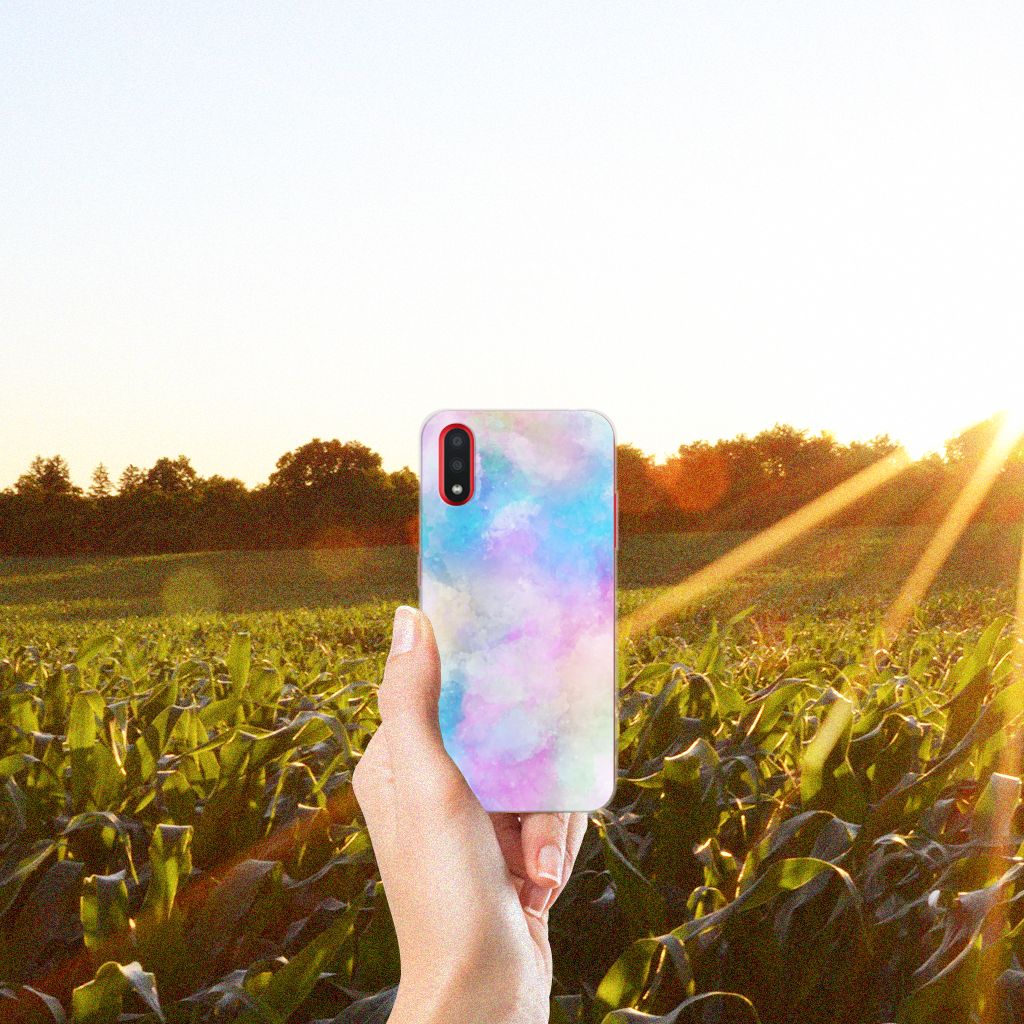 Hoesje maken Samsung Galaxy A01 Watercolor Light B2C Telecom