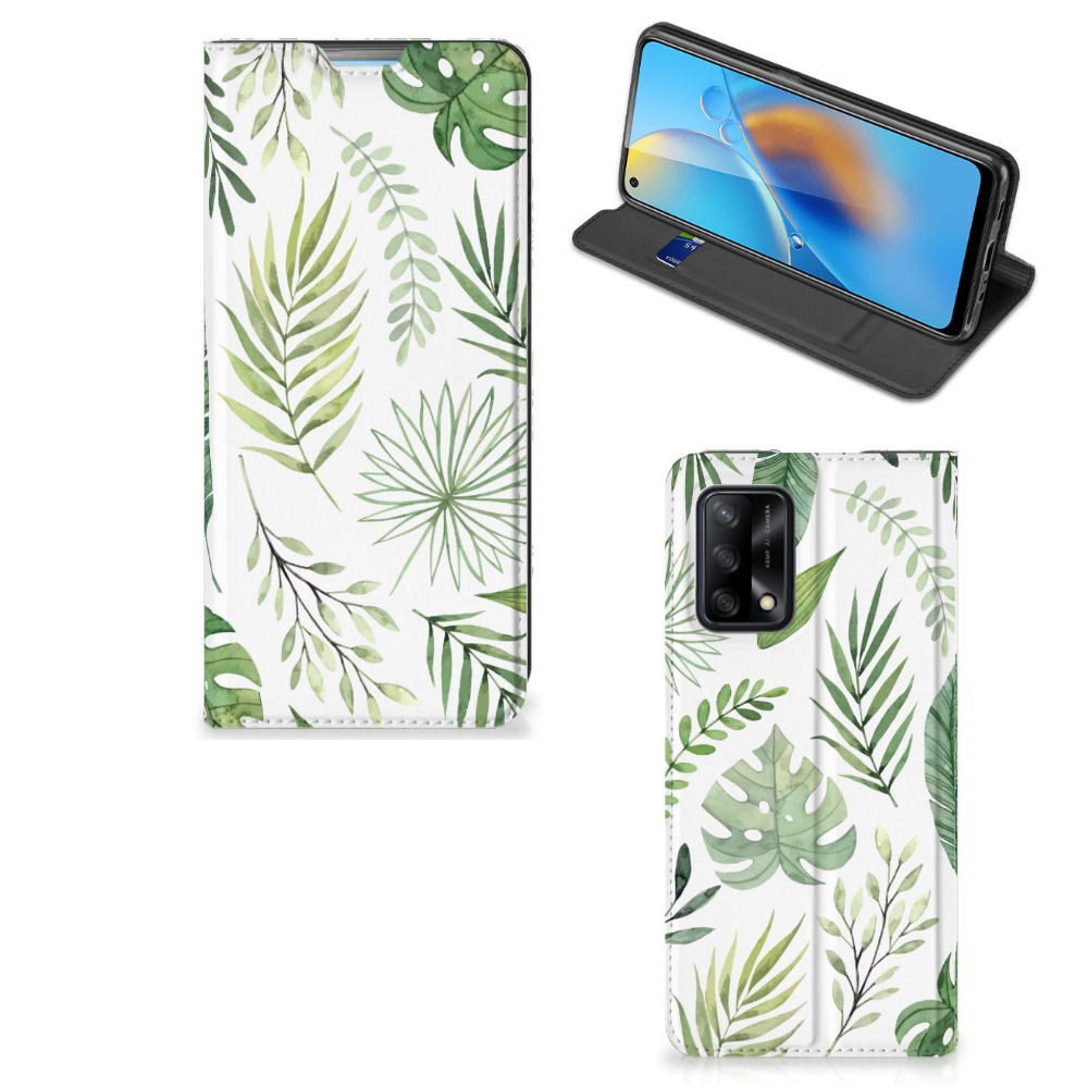 OPPO A74 4G Smart Cover Leaves - B2C Telecom