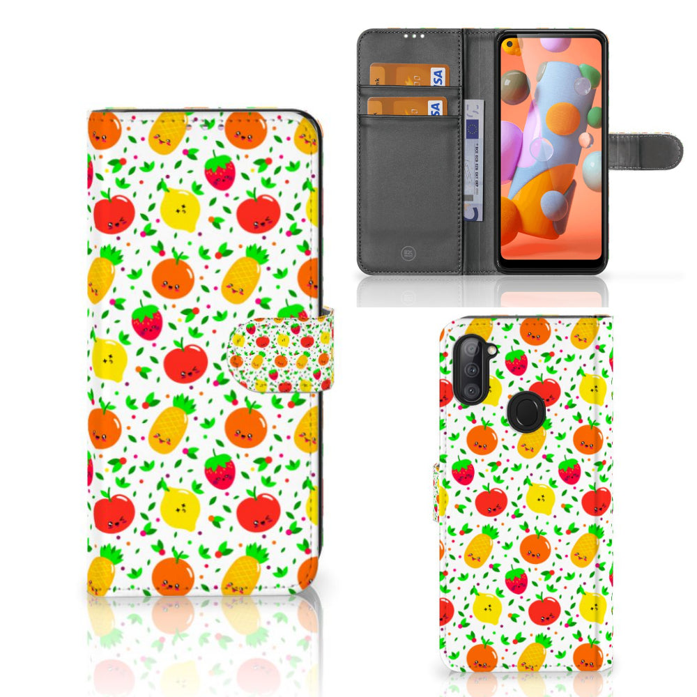 Samsung Galaxy M11 | A11 Book Cover Fruits