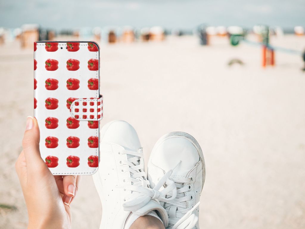 Samsung Galaxy M10 Book Cover Paprika Red