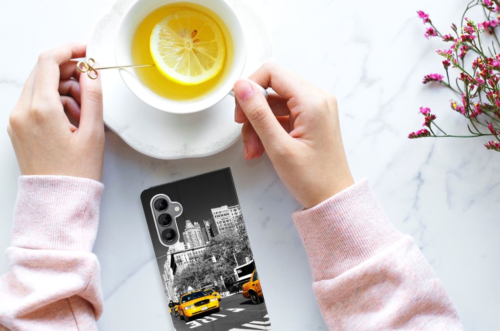 Samsung Galaxy A34 Book Cover New York Taxi - B2C Telecom