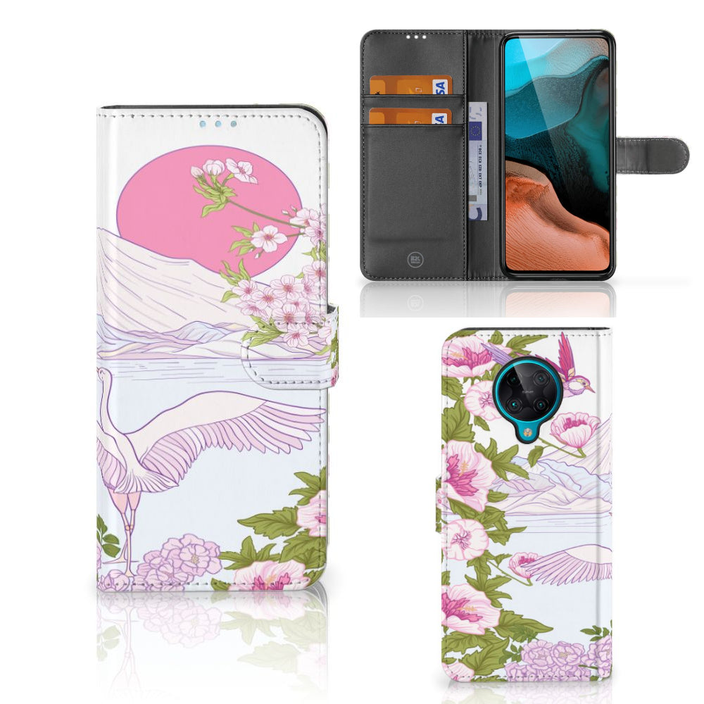 Xiaomi Poco F2 Pro Telefoonhoesje met Pasjes Bird Standing