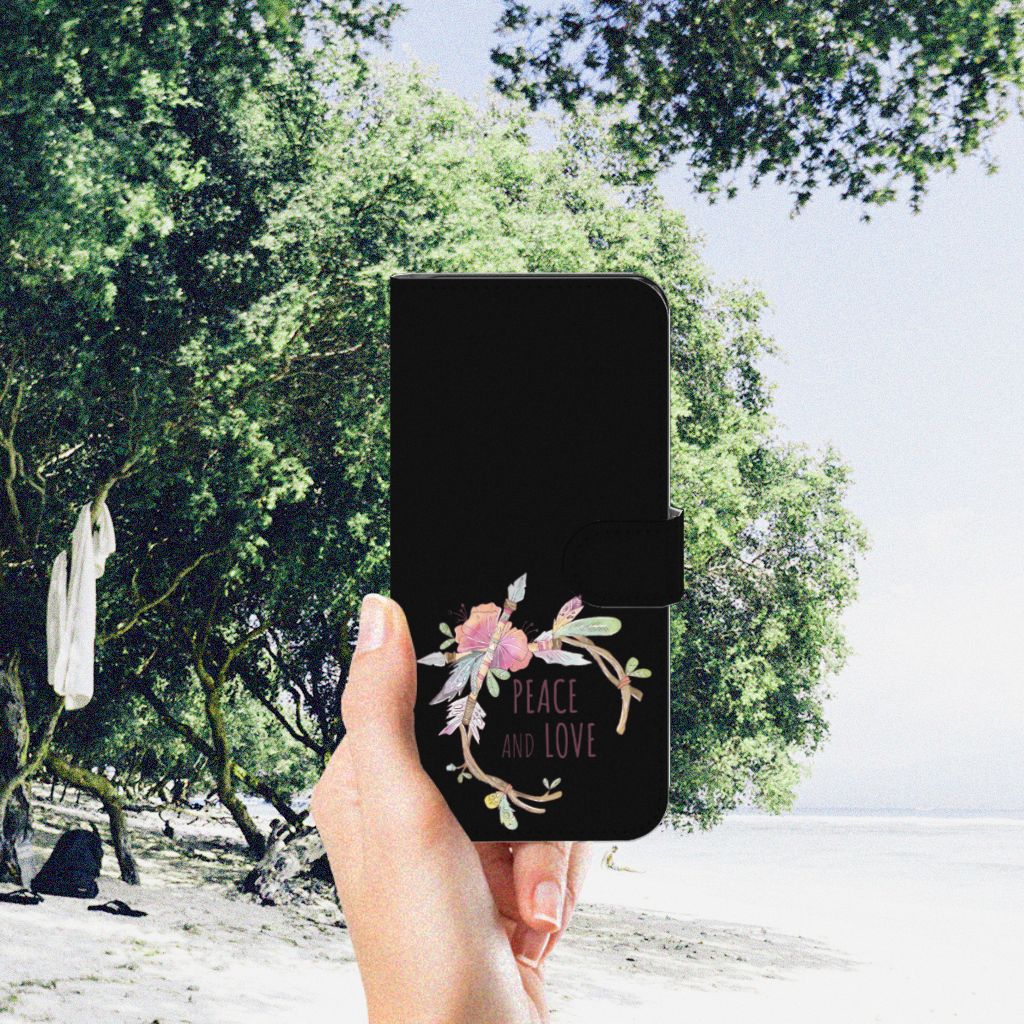 Motorola Moto G53 Leuk Hoesje Boho Text