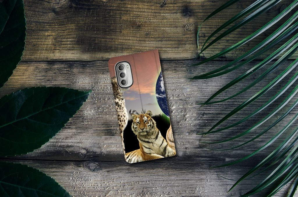 Motorola Moto G51 5G Hoesje maken Roofdieren - B2C Telecom