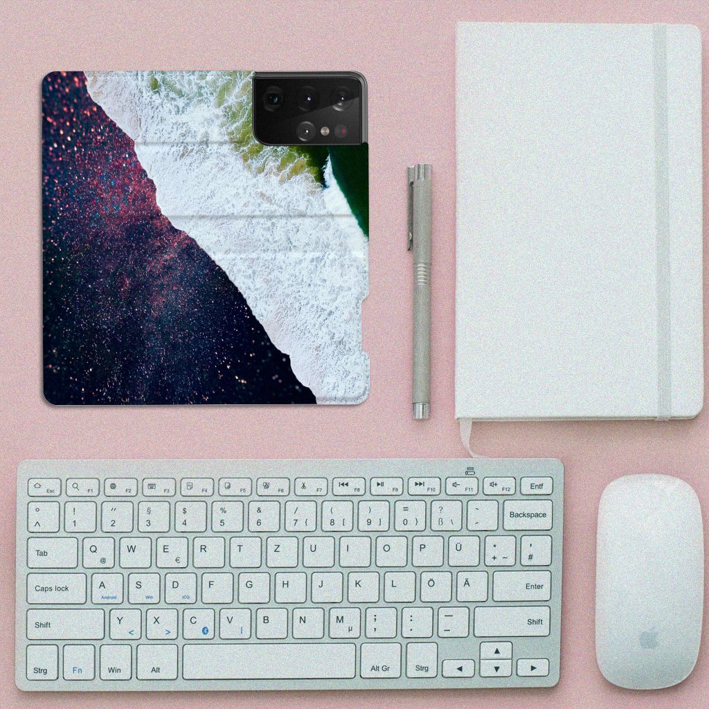 Samsung Galaxy S21 Ultra Stand Case Sea in Space - B2C Telecom