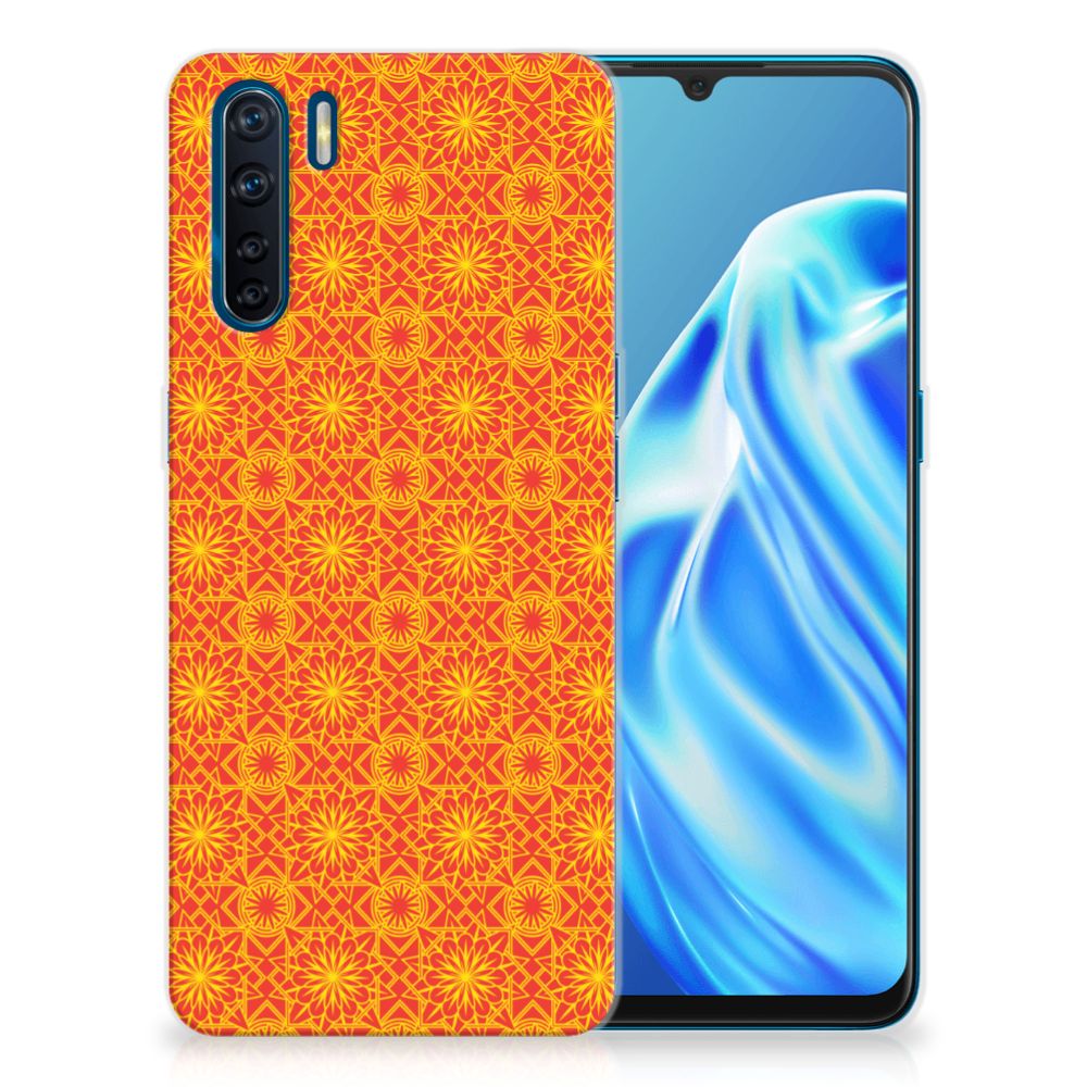OPPO A91 TPU bumper Batik Oranje B2C Telecom