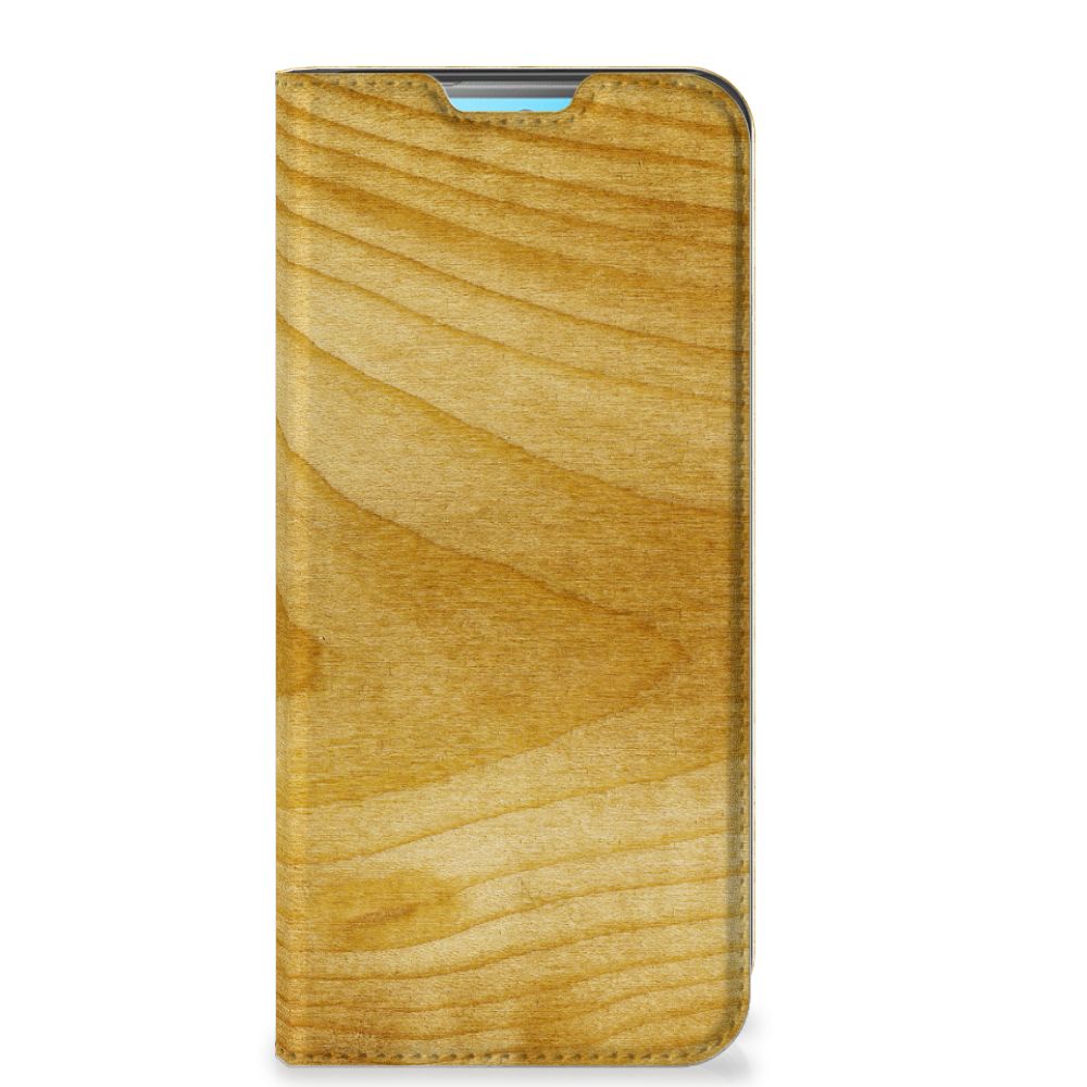 Xiaomi Redmi 10 Book Wallet Case Licht Hout - B2C Telecom