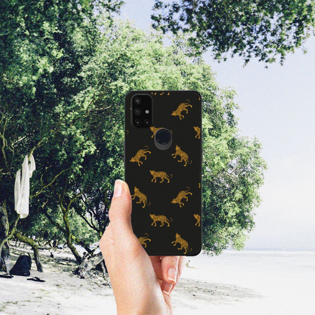 Dierenprint Telefoonhoesje voor OnePlus Nord N10 5G Leopards B2C Telecom