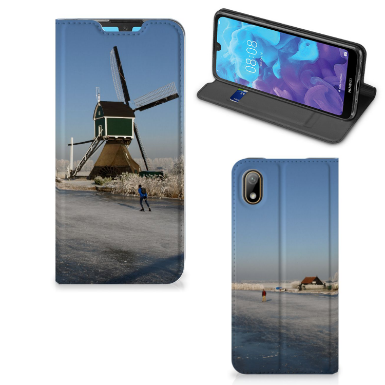 Huawei Y5 (2019) Book Cover Schaatsers - B2C Telecom