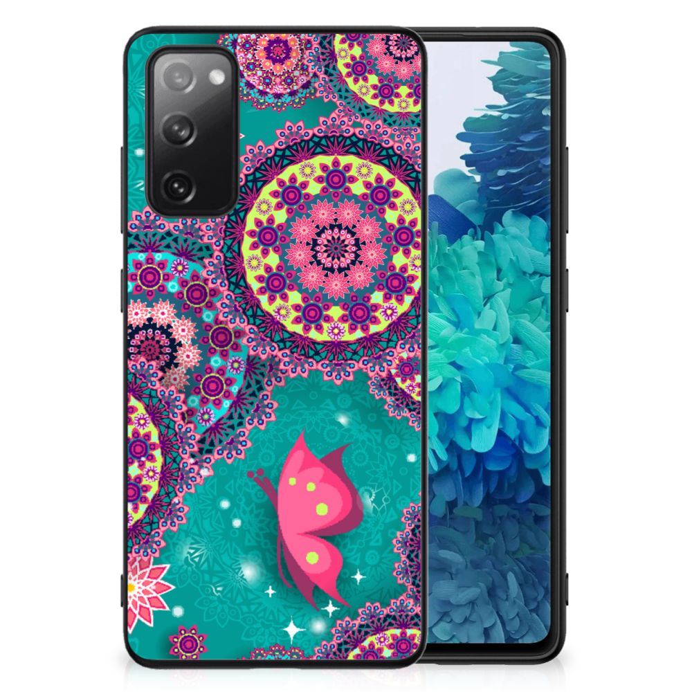 Samsung Galaxy S20 FE Leuk Telefoonhoesje Cirkels en Vlinders B2C Telecom