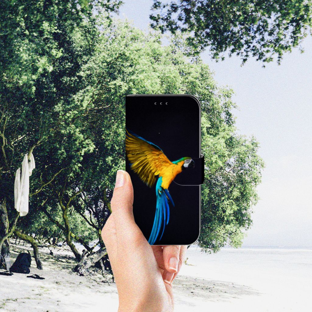 Apple iPhone 11 Pro Telefoonhoesje met Pasjes Papegaai