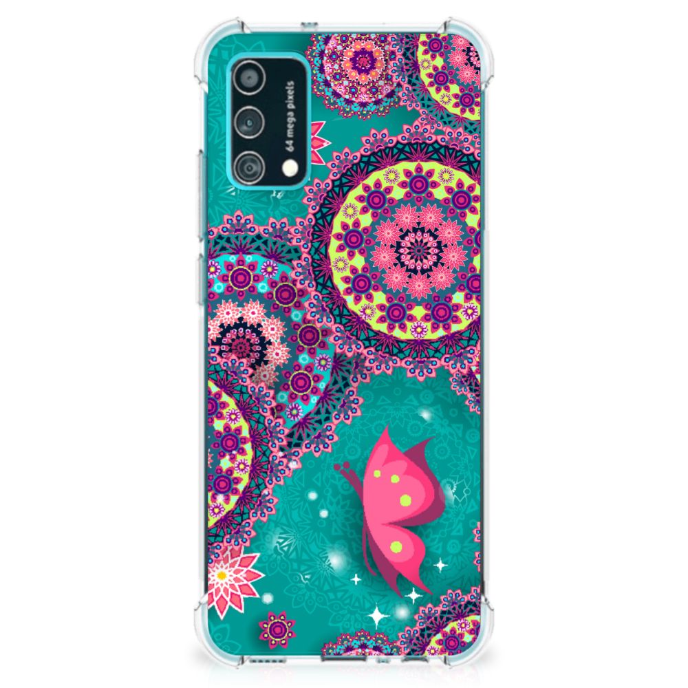 Samsung Galaxy M02s | A02s Back Cover Cirkels en Vlinders B2C Telecom