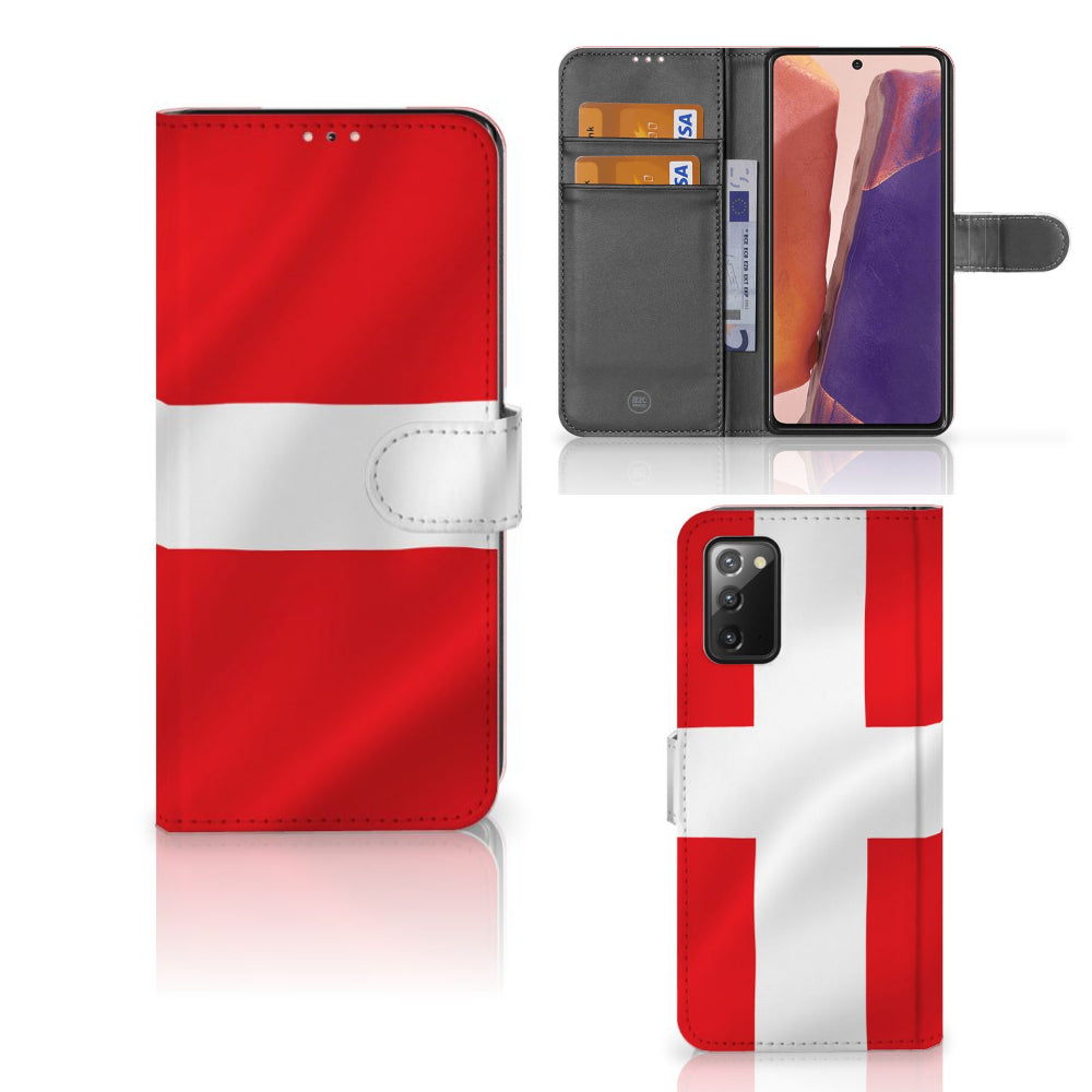 Samsung Galaxy Note 20 Bookstyle Case Denemarken