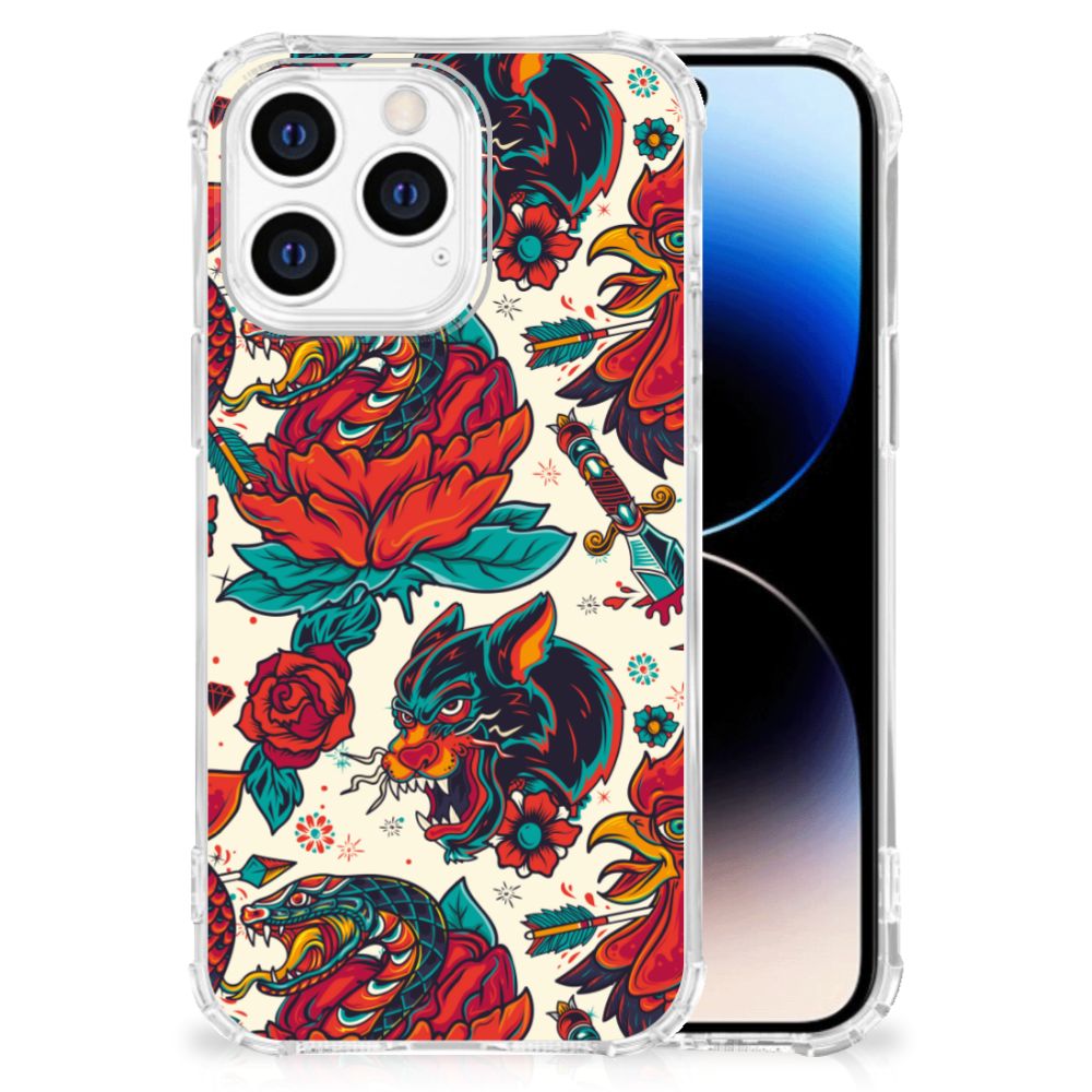 Anti-shock Hoesje met foto voor iPhone 14 Pro Old Skool B2C Telecom