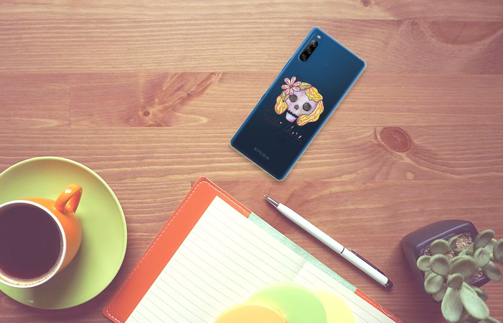 Silicone Back Case Sony Xperia L4 Boho Skull B2C Telecom
