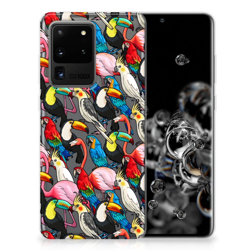 Samsung Galaxy S20 Ultra TPU Hoesje Birds B2C Telecom