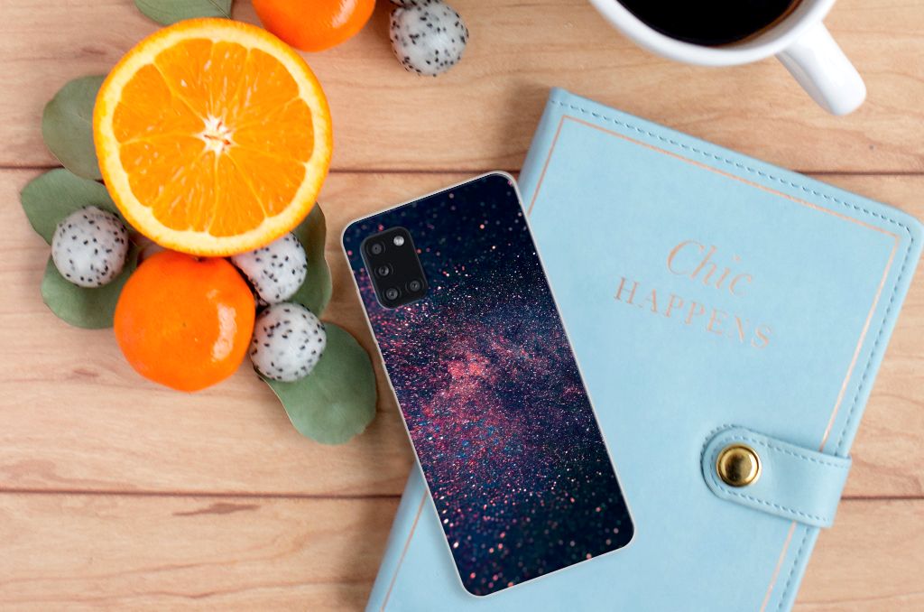 Samsung Galaxy A31 TPU Hoesje Stars B2C Telecom