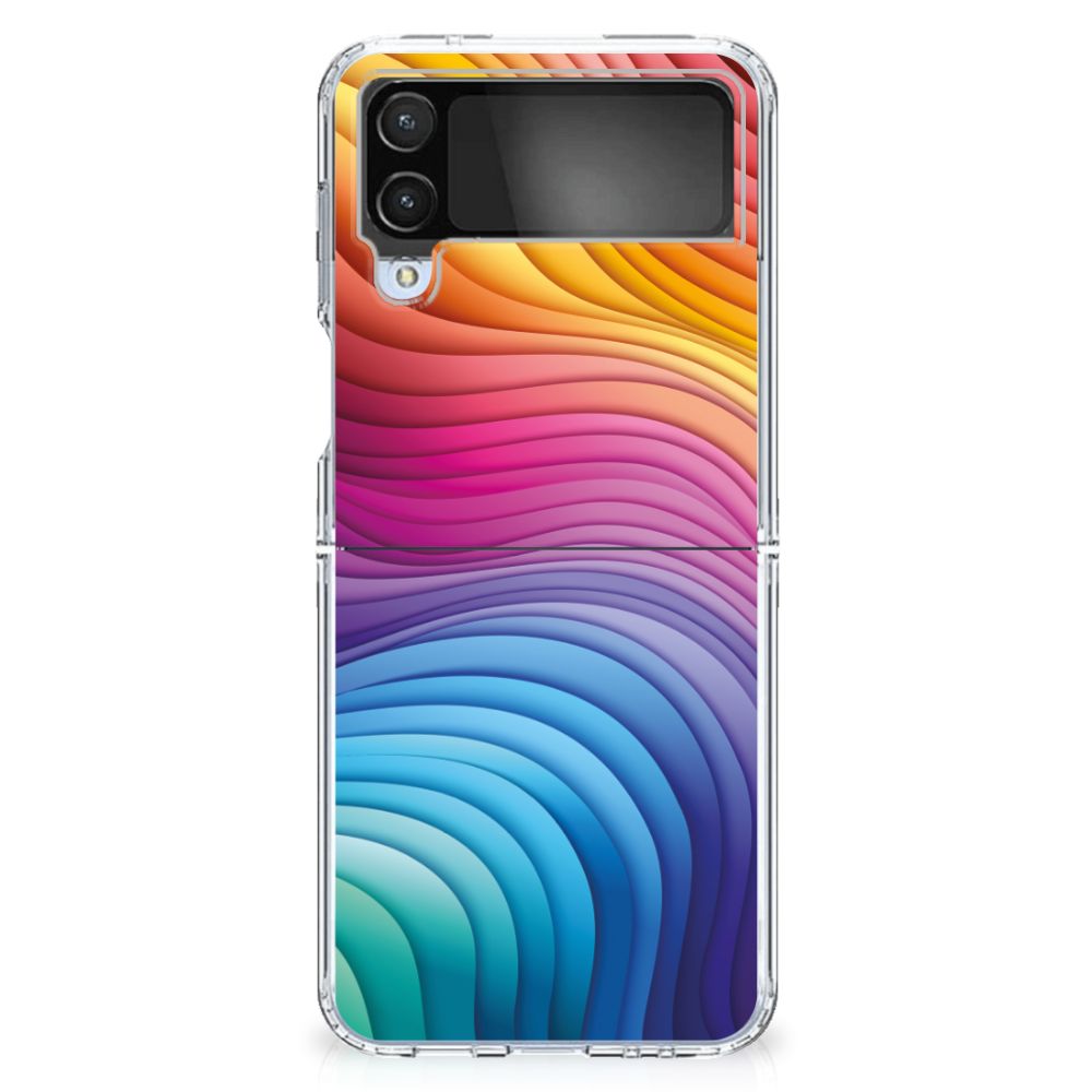 TPU Hoesje voor Samsung Galaxy Z Flip 4 Regenboog