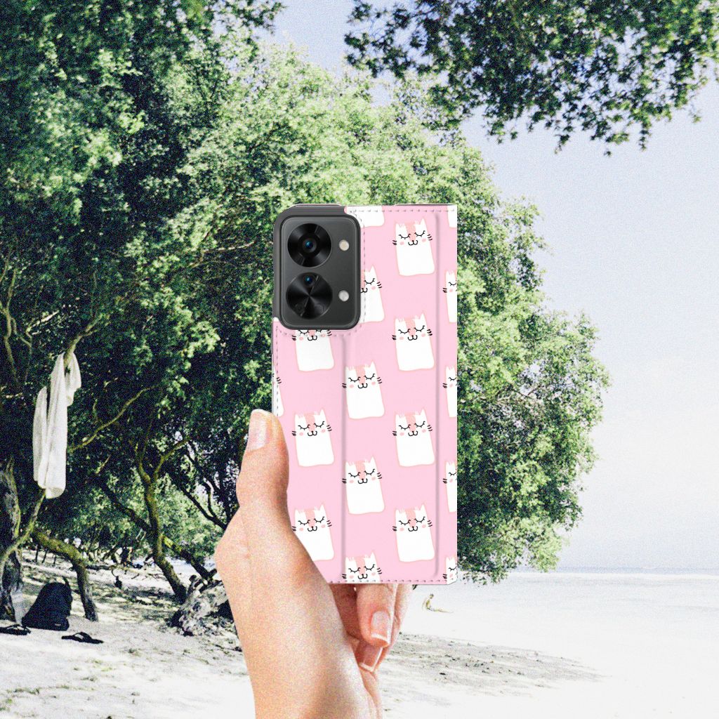 OnePlus Nord 2T Hoesje maken Sleeping Cats - B2C Telecom