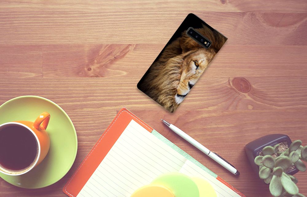 Samsung Galaxy S10 Plus Hoesje maken Leeuw