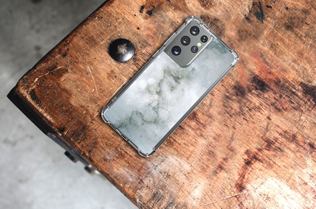 Back Cover Samsung Galaxy S21 Ultra Painting Grey