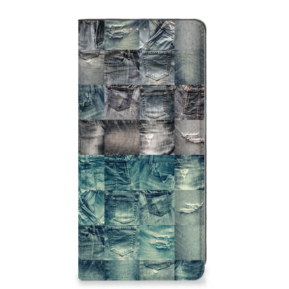 Hippe Standcase OPPO A54 5G | A74 5G | A93 5G Spijkerbroeken - B2C Telecom