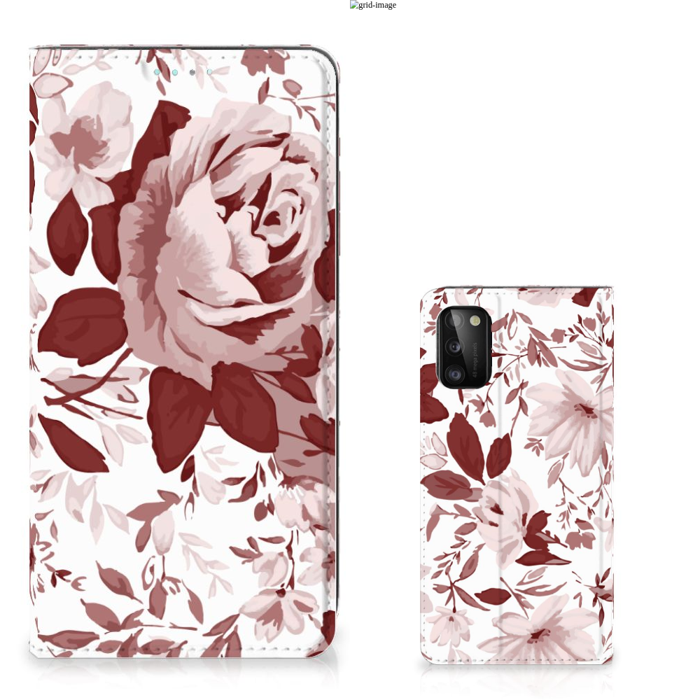 Bookcase Samsung Galaxy A41 Watercolor Flowers - B2C Telecom