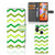 Samsung Galaxy M11 | A11 Telefoon Hoesje Zigzag Groen
