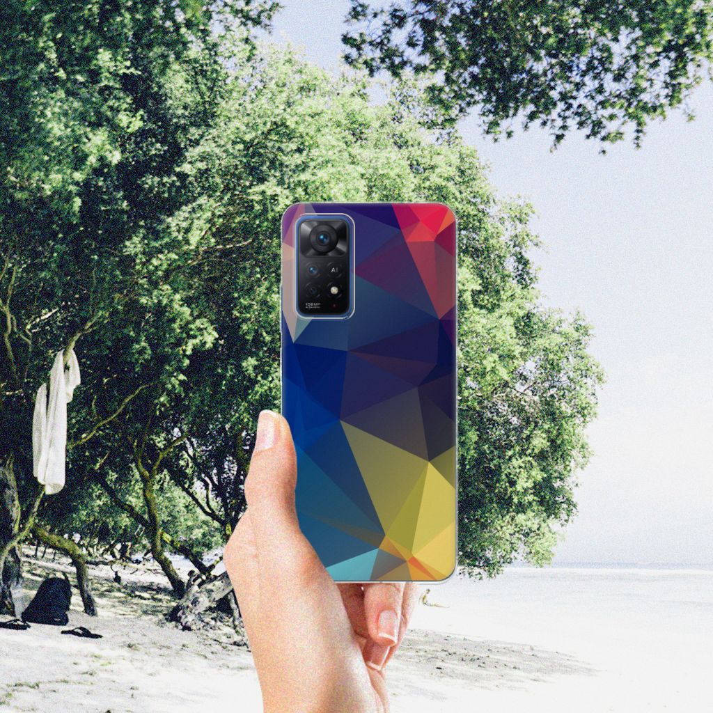 Xiaomi Redmi Note 11 Pro 5G TPU Hoesje Polygon Dark B2C Telecom