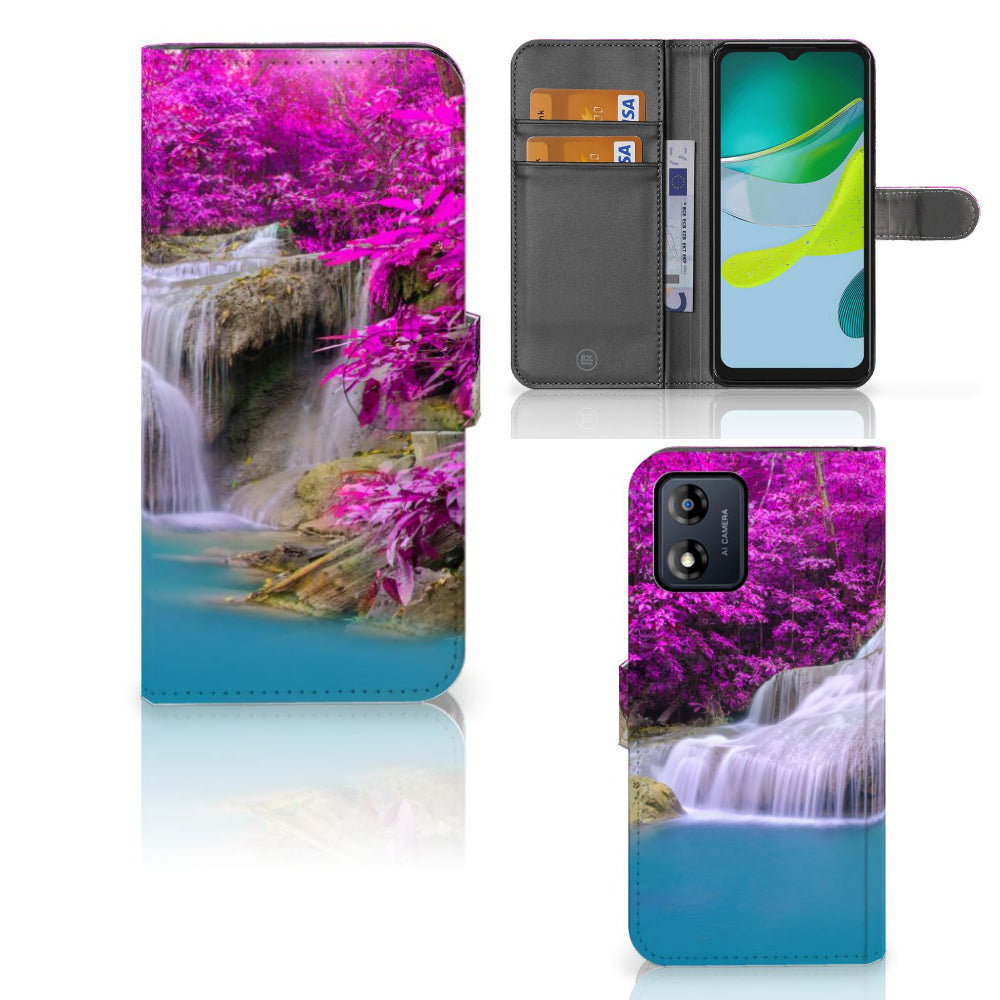 Motorola Moto E13 4G Flip Cover Waterval