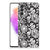 Samsung Galaxy A73 5G TPU Case Black Flowers
