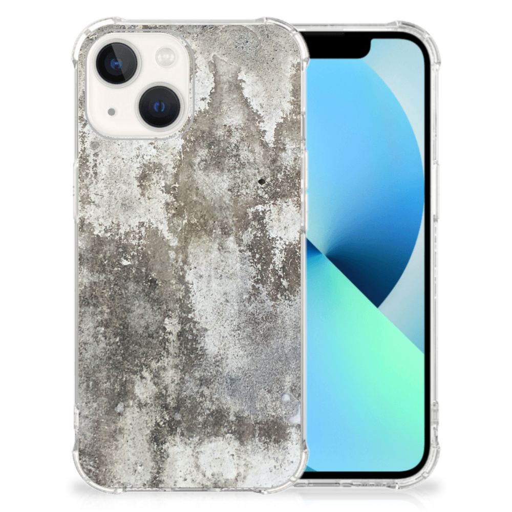 iPhone 13 Anti-Shock Hoesje Beton Print B2C Telecom